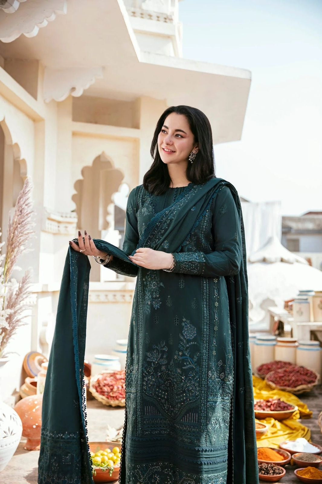 FLORENT 3PC UNSTITCHED DHANAK COLLECTION