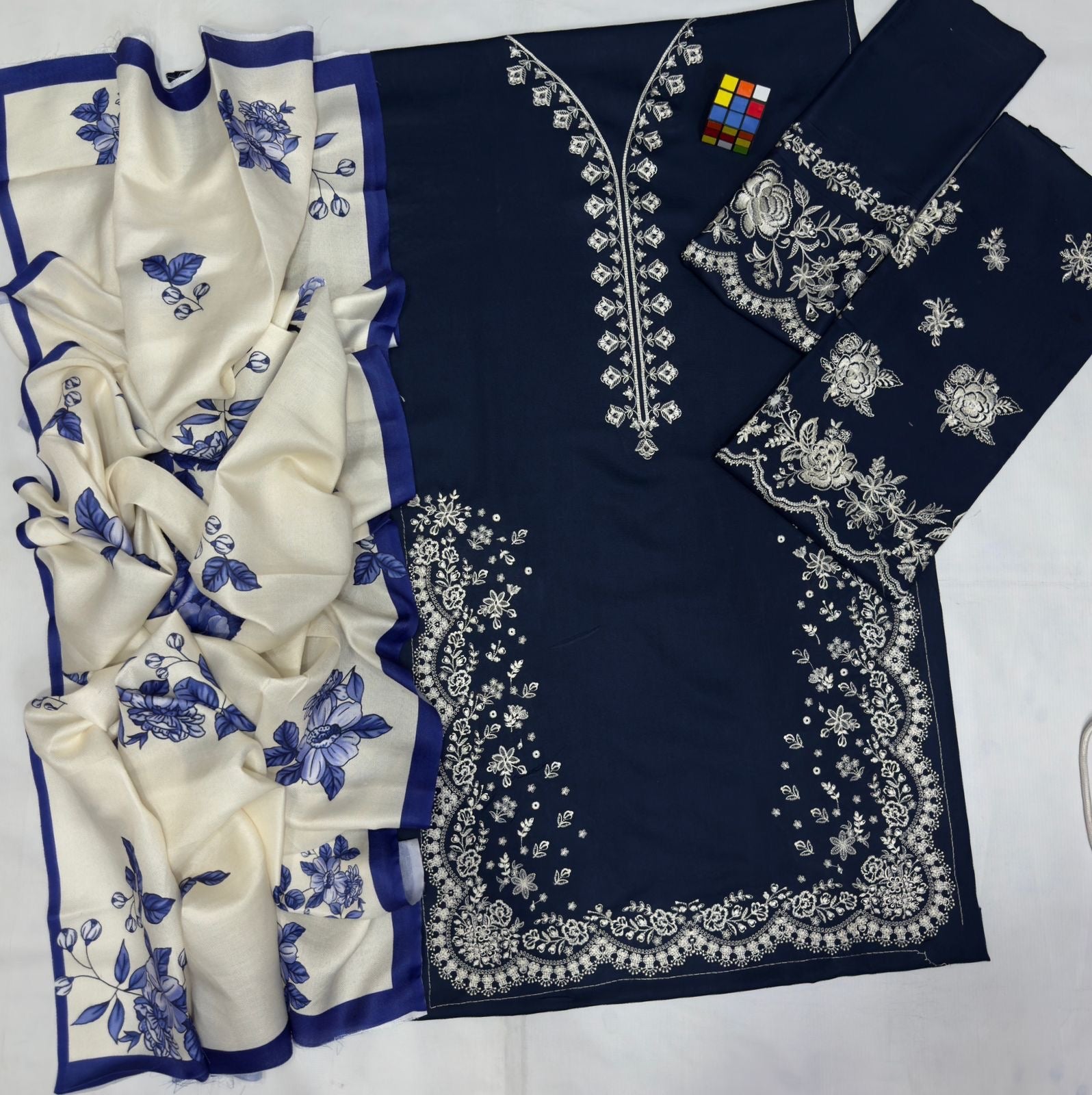 Coco Unstitched 3Pc Dhanak collection