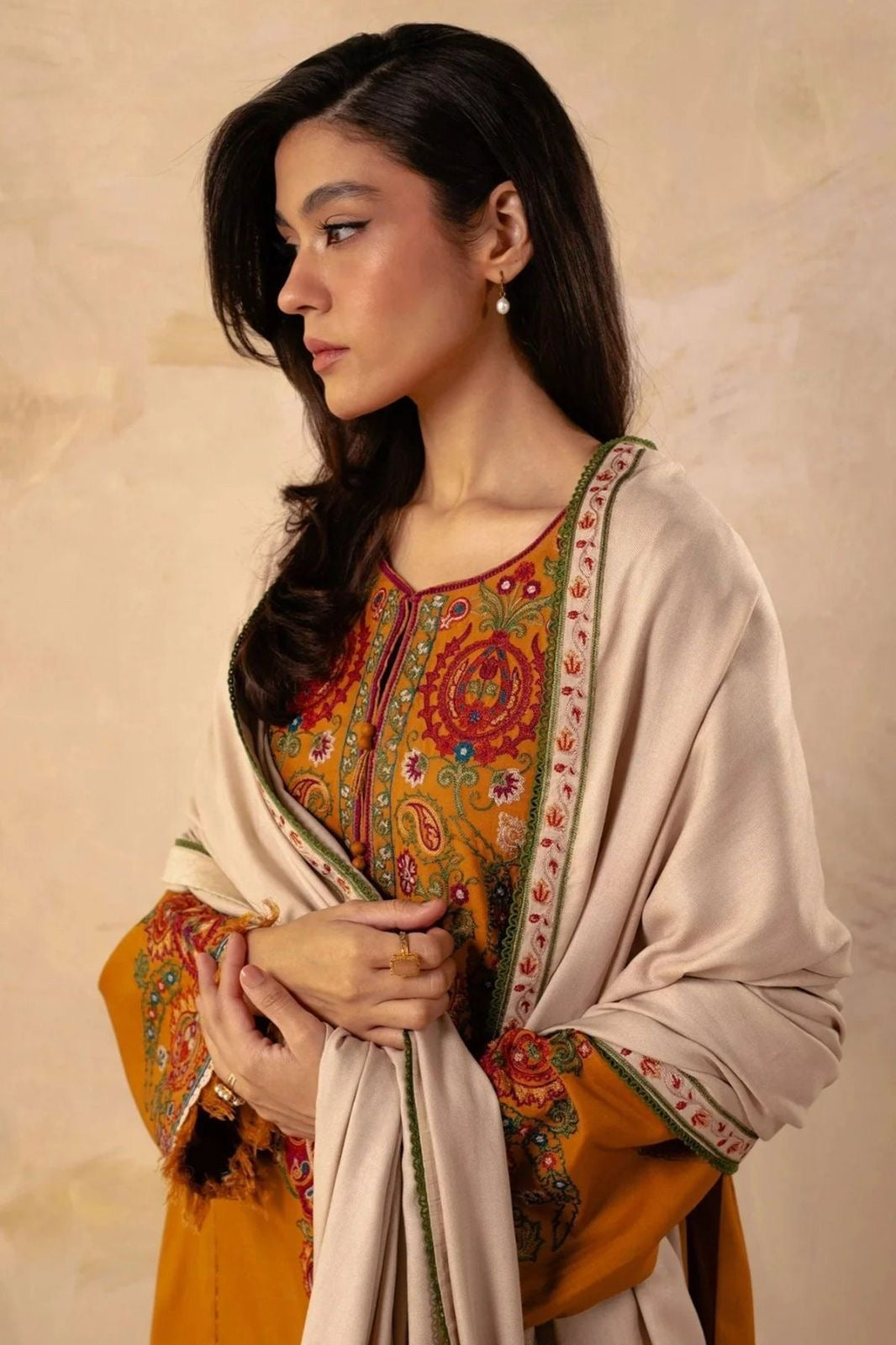 Coco unstitched 3 pc Dhanak collection