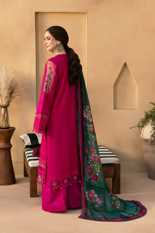 Saira Rizwan Unstitched Embroidered 3PC