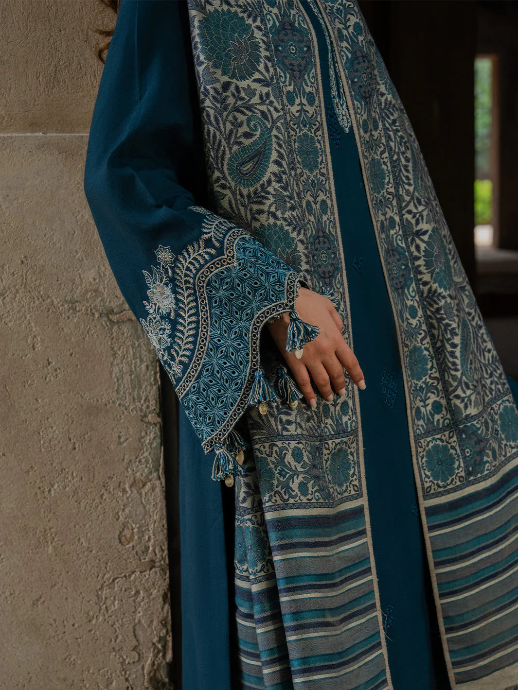 IZEL LUXURY UNSTITCHED 3PC (HS07)