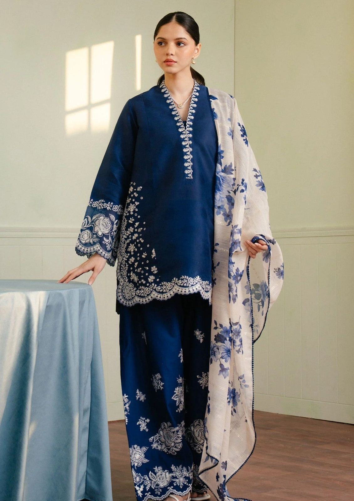 Coco Unstitched 3Pc Dhanak collection