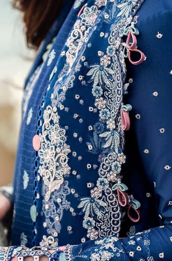 QALAMQAR UNSTITCHED 3 PC