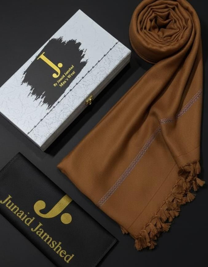Men Exclusive Woolen Shawl Copper D-003